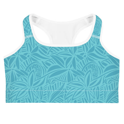 Hawaiian Design Sports Bra - Flex Support