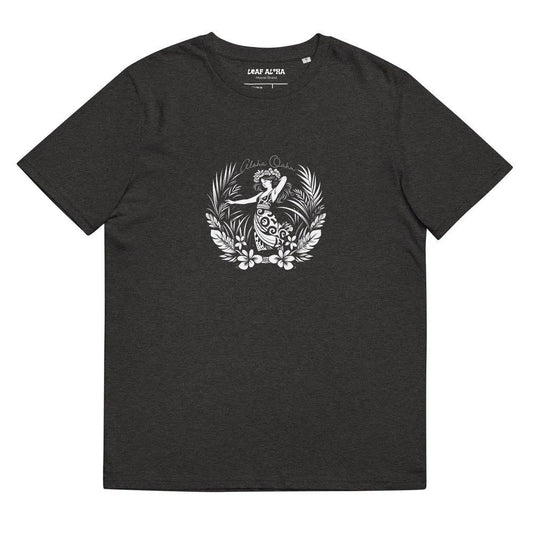 リーフアロハ フラダンスTシャツ - アイランドシャドウデザイン | Aloha