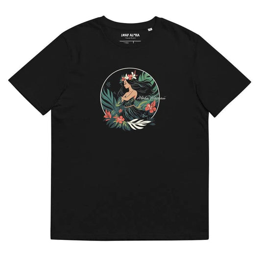 リーフアロハ フラダンスTシャツ - サンシャインフラ | Aloha Wahine