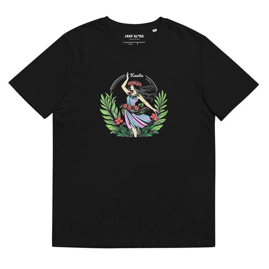 リーフアロハ フラダンスTシャツ - サンシャインフラ | Kauila