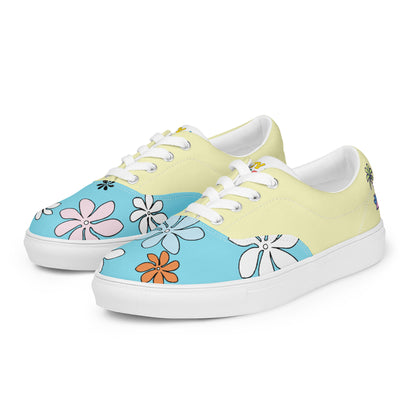 Leaf Aloha | Hawaiian Canvas Shoes - Sunshine Yellow