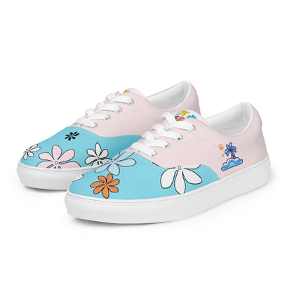 Hawaiian Canvas Shoes - Ocean Wave 