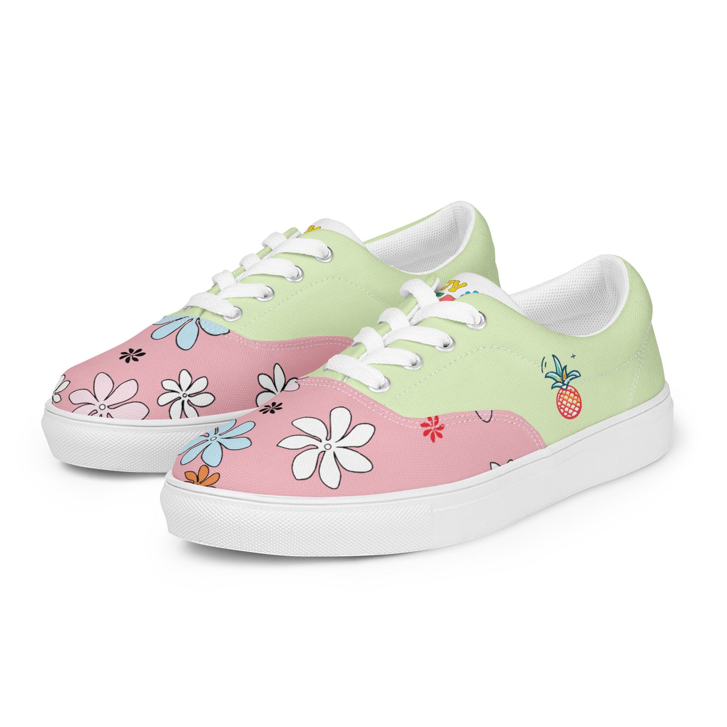 Leaf Aloha | Hawaiian Canvas Shoes - Tide Green