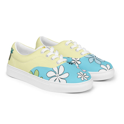 Leaf Aloha | Hawaiian Canvas Shoes - Sunshine Yellow