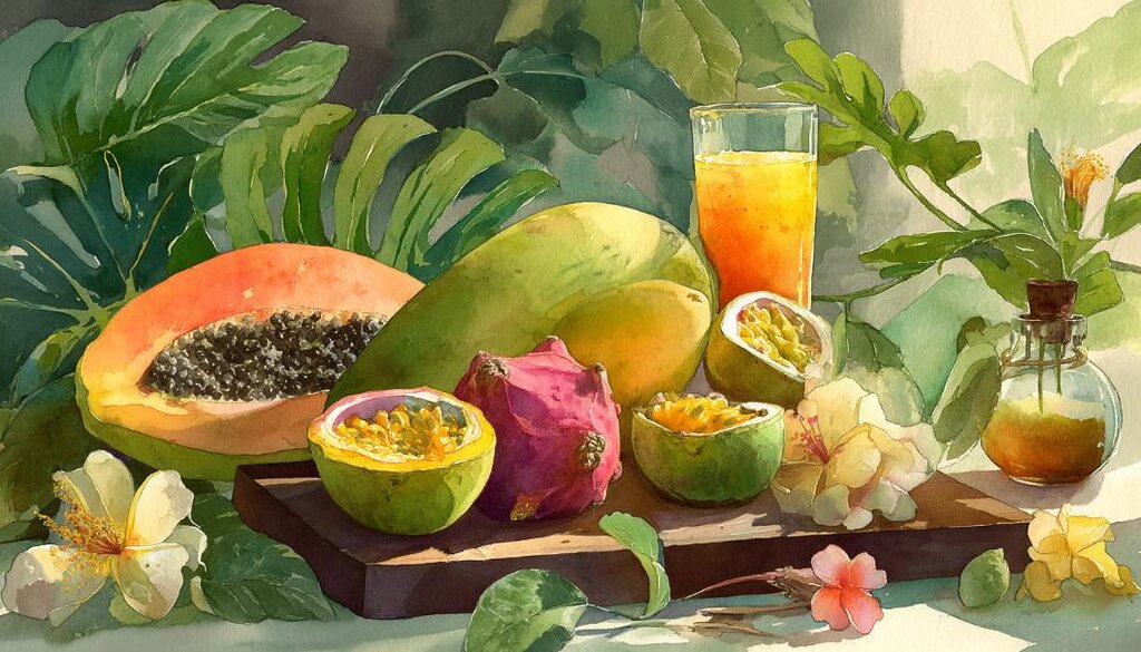 Enjoy Hawaii's tropical fruits!