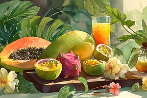 Enjoy Hawaii's tropical fruits!