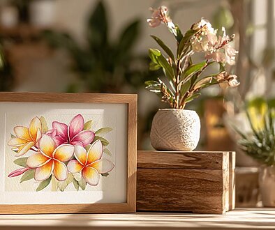 A gift that makes you feel good just by displaying it
