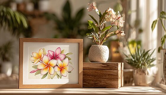 A gift that makes you feel good just by displaying it