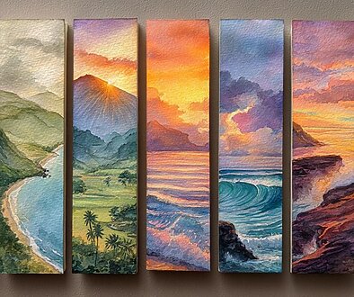 hawaii travel art