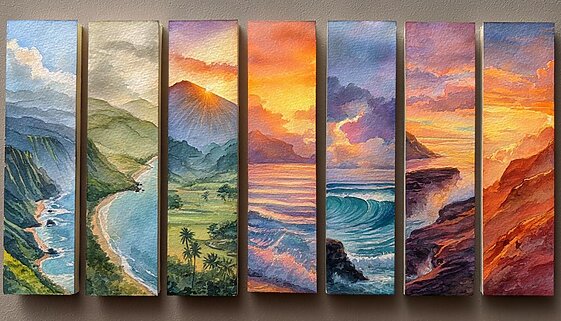 hawaii travel art