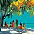 The sound of waves and prayerful hula