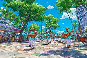 ハワイアンアート Shorn