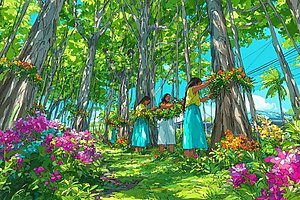 ハワイアンアート Shorn