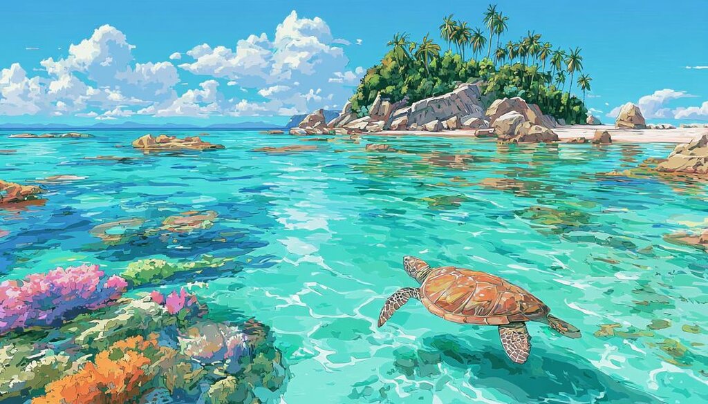 Memories of a paradise beckoned by sea turtles