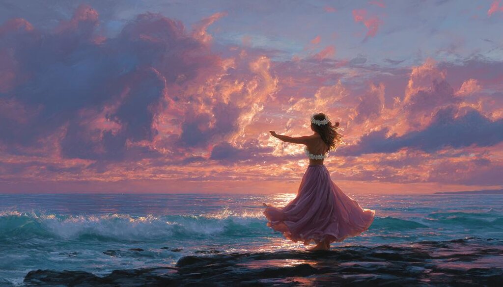 The moment the Hawaiian wind changes