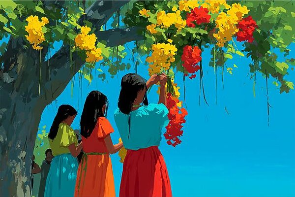 hawaiian art leafaloha (35) Colorful Hawaii Art|鮮やかな色彩で描く、ポップでエネルギッシュなハワイの風景。