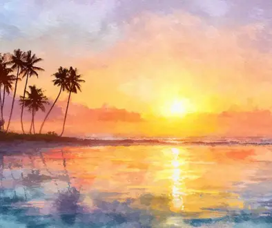 hawaii-sunset-golden-mana