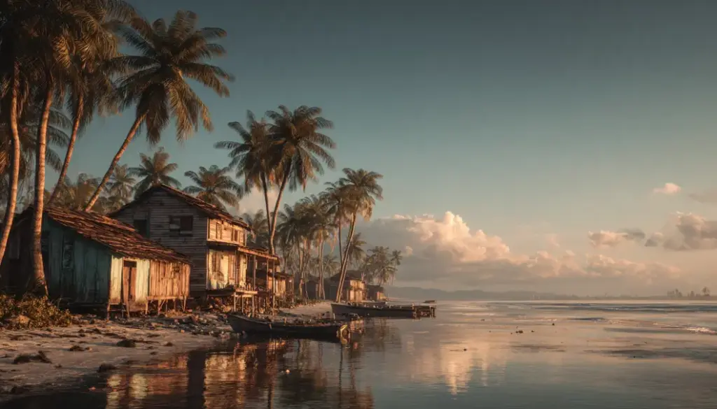 ハワイ王国の終焉と島の文化を象徴する静かな海辺の風景