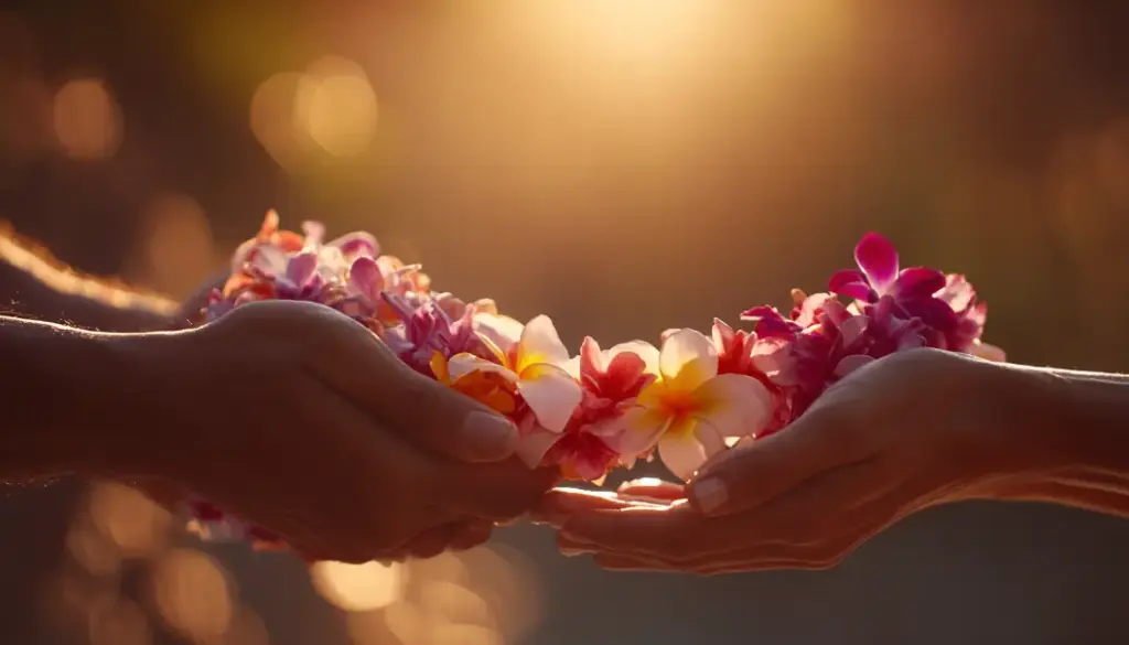 ハワイのレイが象徴する人と人のつながりとやさしい贈り物の風景