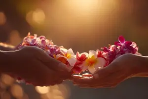 ハワイのレイが象徴する人と人のつながりとやさしい贈り物の風景